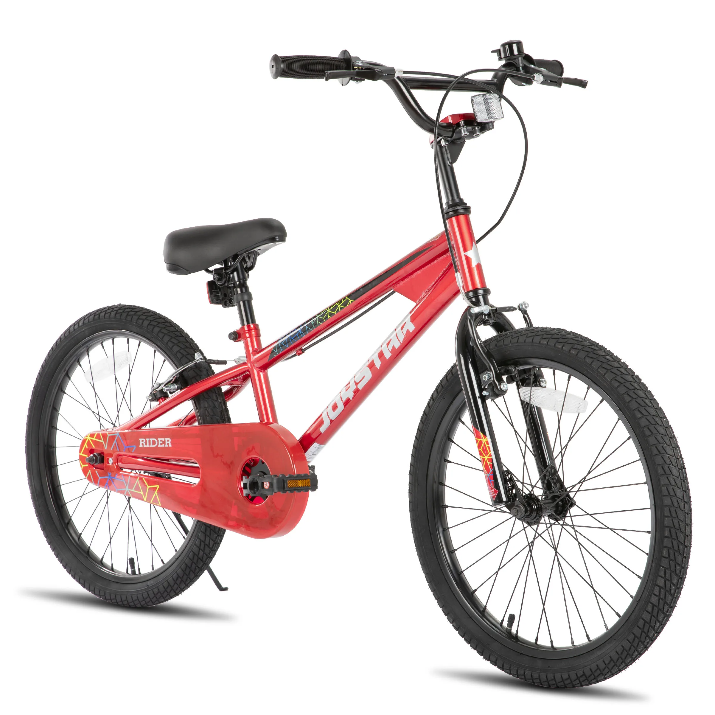 Joystar 20 inch children's bicycle, lightweight and durable high carbon steel frame, front and rear V-brakes, multiple colors