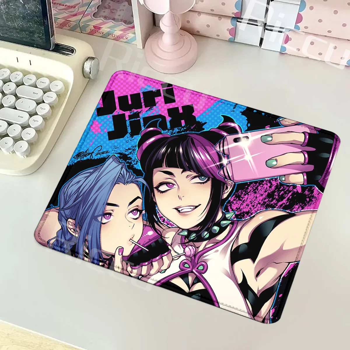 Small Arcane Mat Computer E-Sports Mouse Pad Gamer Jinx Desk Mats Protector Pads Anime Gaming Accessories Mousepad Pc Deskmat