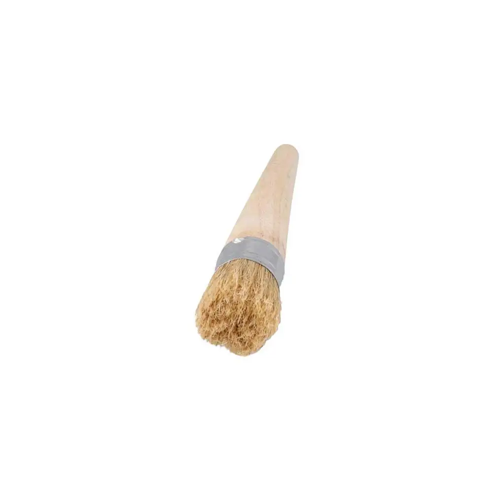 High Quality Paint Wax Brush 185mm Long Artist Brush Wooden Handle Chalk Oil Painting Brush Paint Brush Tools Round Bristle