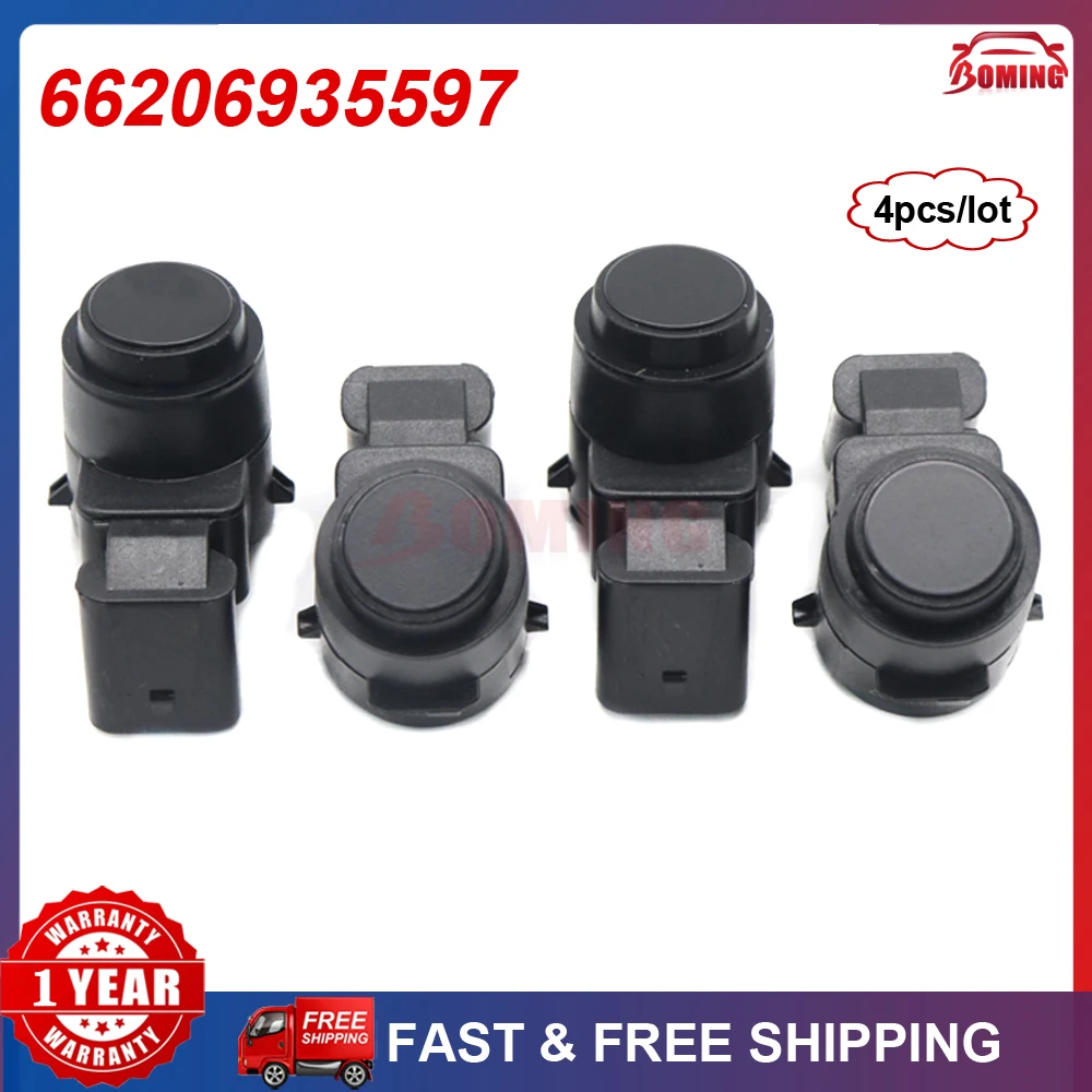 

4PCS 66206935597 Car PDC Parking Bumper Reversing Radar Sensor For BMW 128i 325i 328i X1 For Mini Cooper 66206940623 66202241431