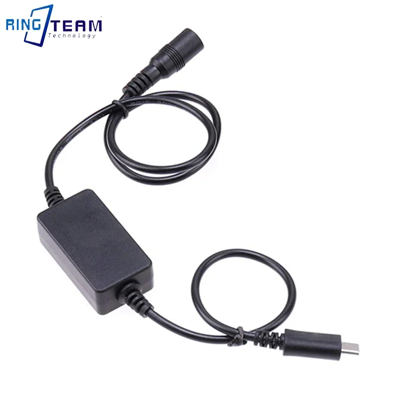 DR-E6 Dummy Battery for Canon EOS 5DS 5DSR 6D 7D Mark II - 8V Step-Down Type-C Spring Wire