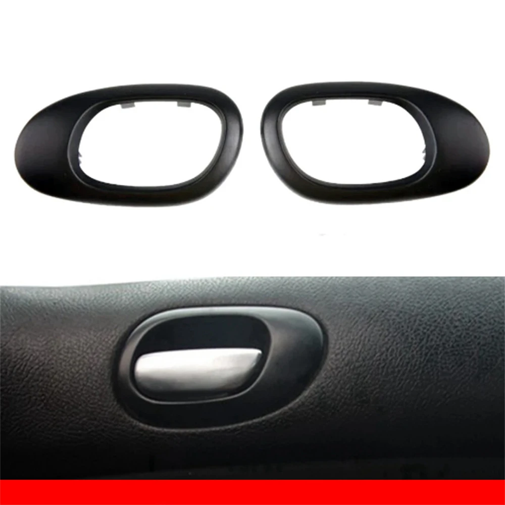 

2Pcs Inside Handles Frame Cover Interior Door Handle Trim Moulding 9119F2 9119F4 for Peugeot 206 207 Citroen C2