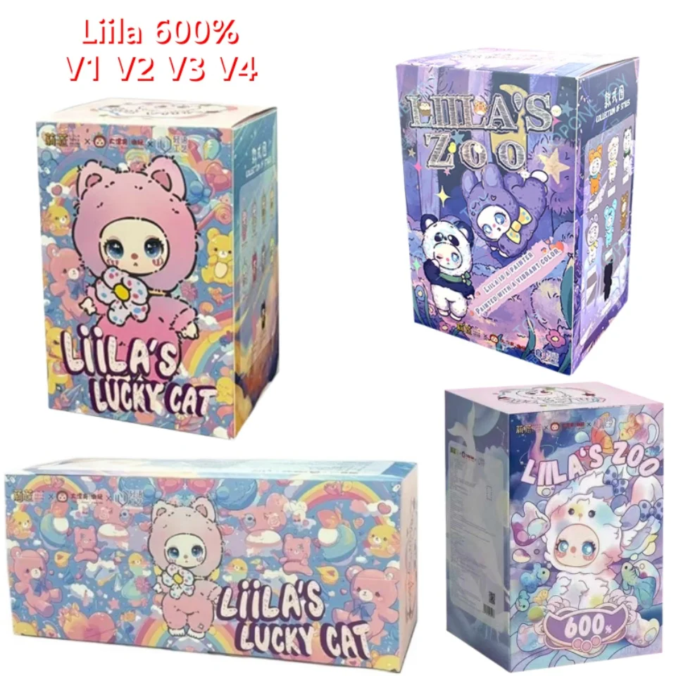 

New Arrival Genuine Liila All Series Blind Box Toy V1 V2 V3 V4 Liila 600% Vinyl Doll Trendy Ornaments Model Toy Birthday Gift