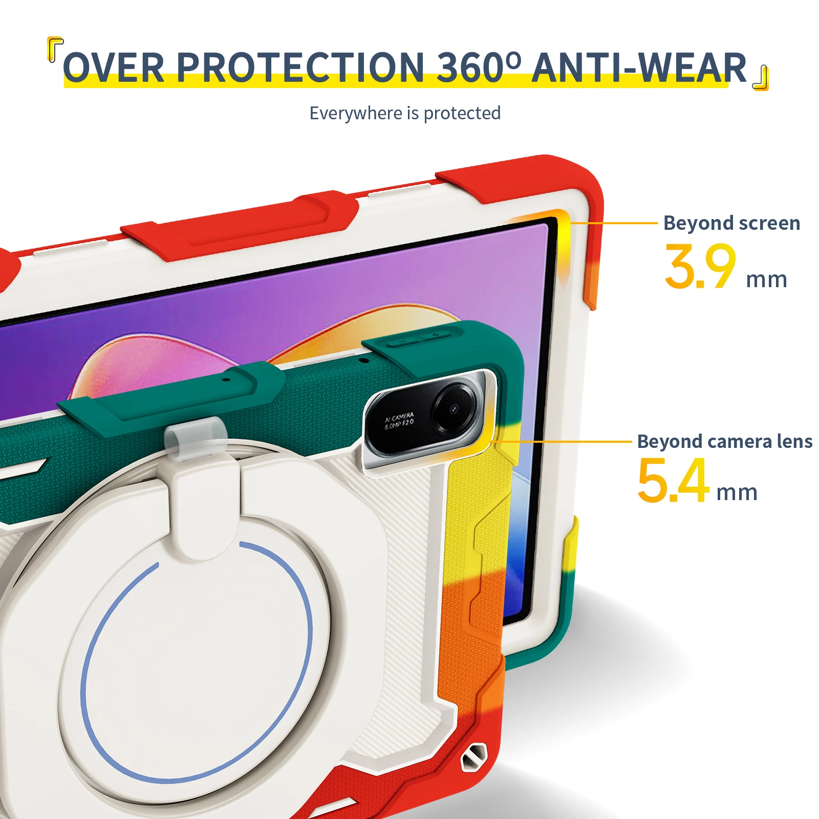 Hand Stand Tablet Protective Cover For Xiaomi Redmi Pad 2 11 inch 2025 Redmi Pad SE 11\
