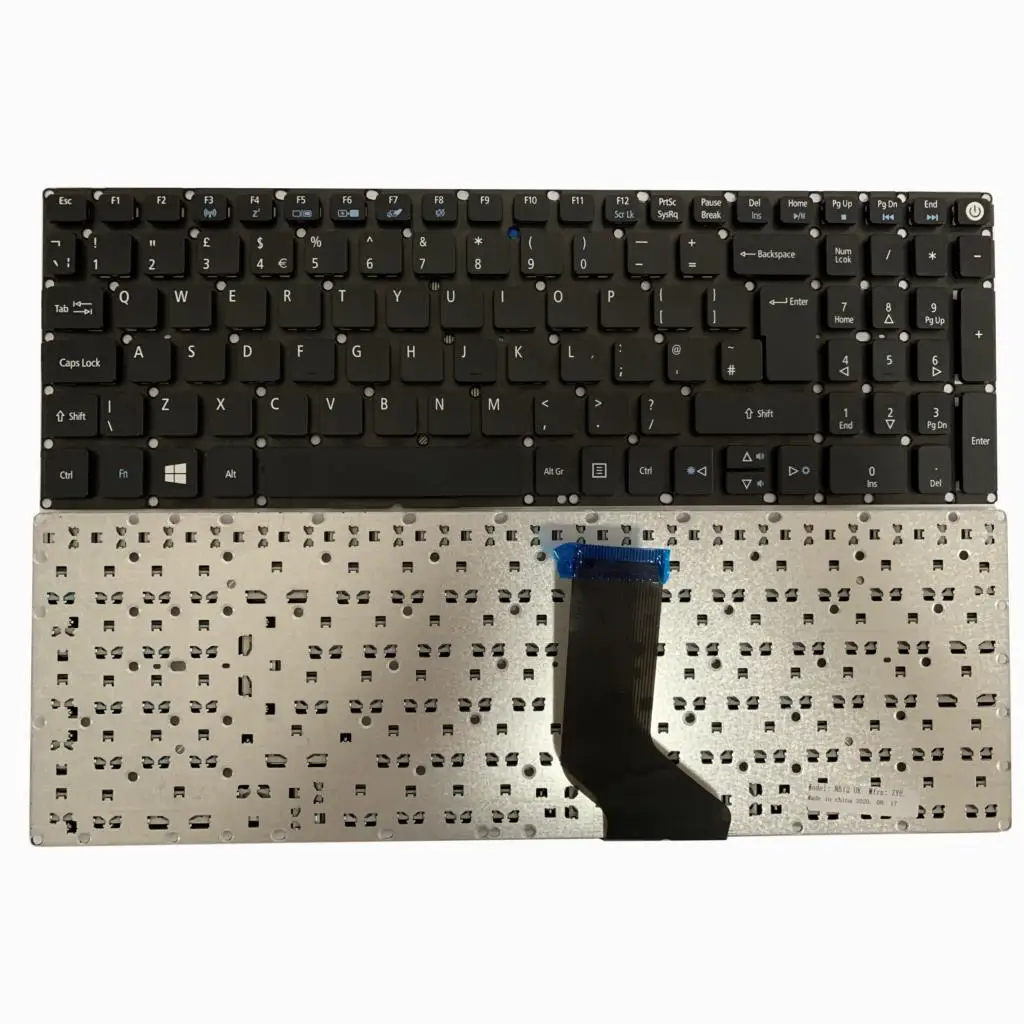 New UK keyboard FOR Acer Aspire 3 A315-21 A315-41 A315-41G A315-31 A315-51 A315-53 Keyboard black No backlight