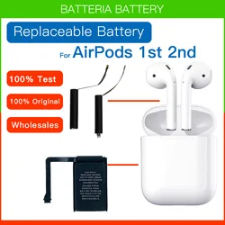 100 % Original-Ersatzakku GOKY93mWh A1604 für Apple Airpods 1. 2. A1604 A1523 A1722 A2032 A2031 Air Pods 1 2 Akku