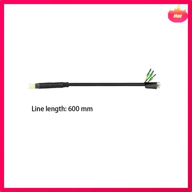 متعدد 1 قطعة 60 سنتيمتر E-الدراجة 9Pin موتور تحويل تمديد وصلة كابل الجبهة الخلفية محور عجلات المحركات موصل مقاوم للمياه