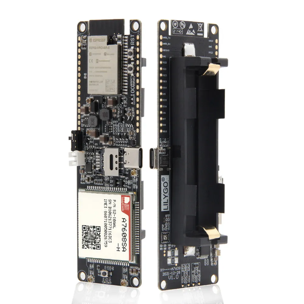 LILYGO T-A7608 WiFi Bluetooth 3G 4G Solar Power Low Power IoT Core Board