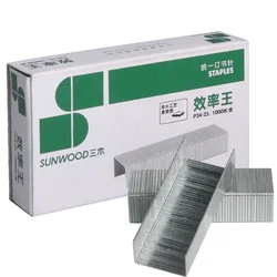 Série Sunwood-King No.12 Grampos Universais, 1000 pcs por caixa, Pacote de 10 caixas