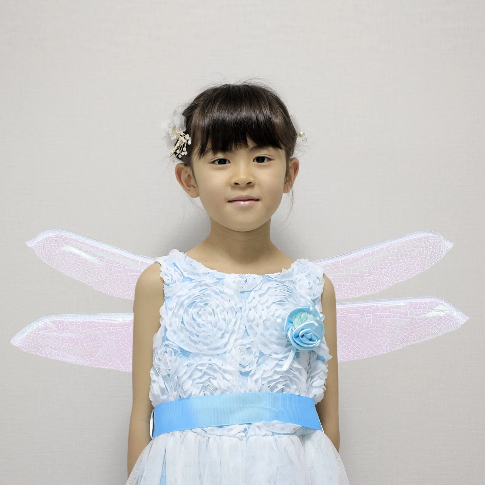 أجنحة اليعسوب قزحي الألوان خفيفة الوزن الجنية زي للمرأة حفلة تنكرية مهرجان تأثيري اكسسوارات أجنحة الكبار