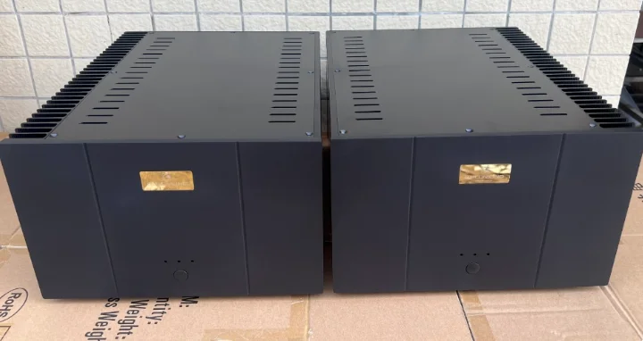 Goldmund Monoblock Class A Heavy-Duty Full-Aluminum Chassis / Power Amplifier Case / Amplifier Enclosure DIY Box (320×200×411mm)