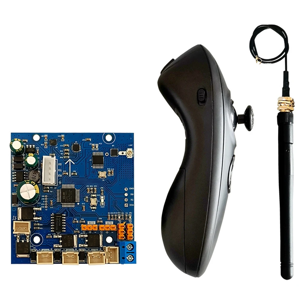 

ABGI-Fixed-Speed Cruise Control System RXG4P-TXG3 7-30V Remote Controller Receiver Kit Gyro Handle For RC Bait Boat