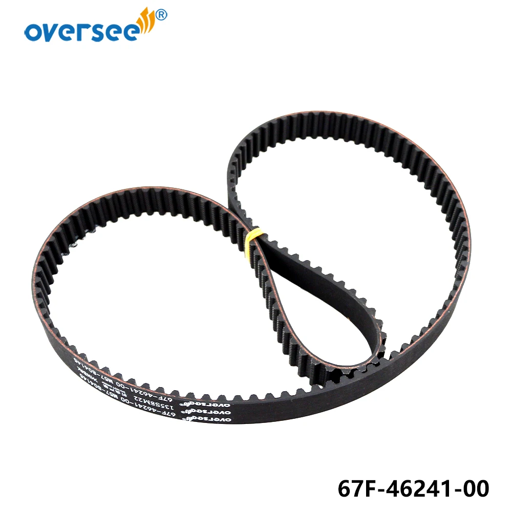 67F-46241 Timing Belt For Yamaha Outboard Motor 4T F75 F80 F90 F100 F115 Parsun F90 67F-46241-00