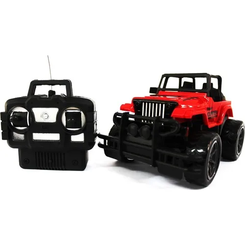 Virtue Toy Safari Controlled Jeep Red