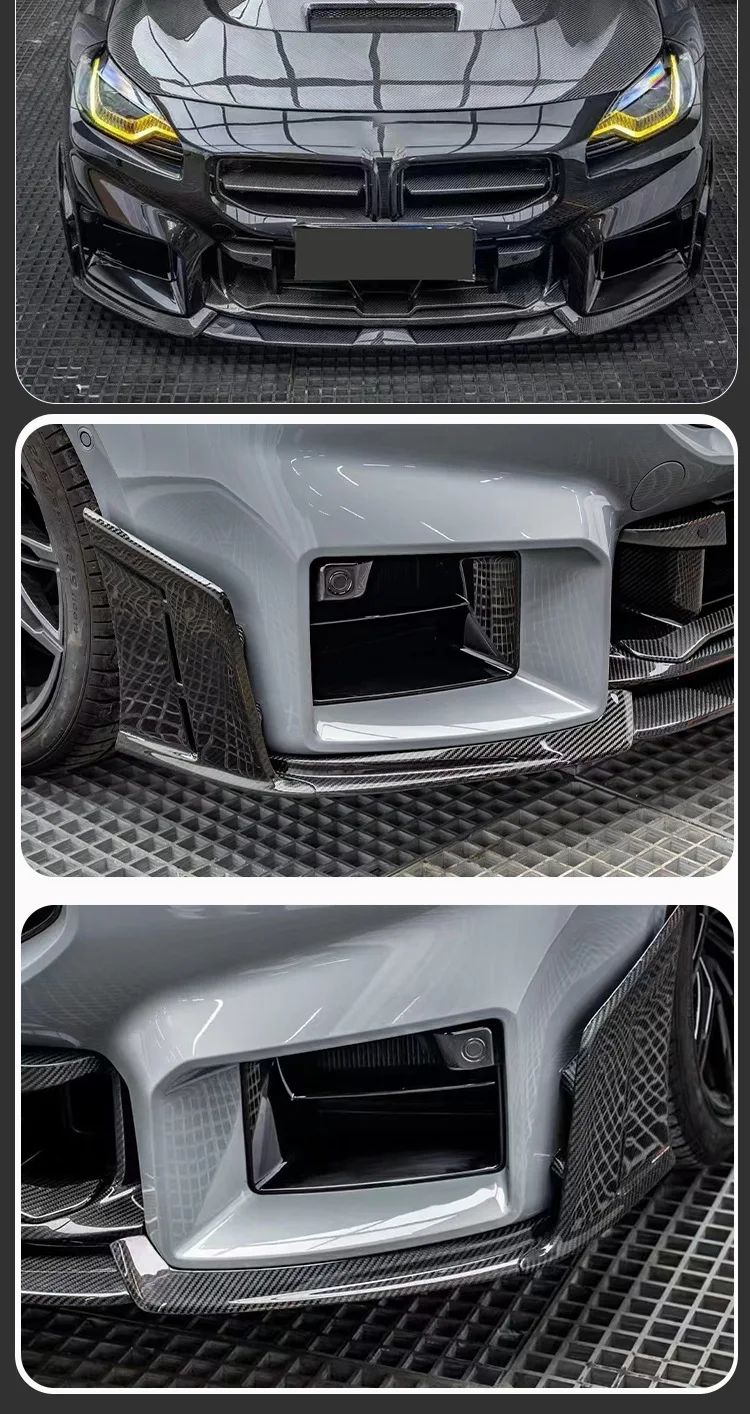

Suitable for 2023-IN BMW G30 AE Model, Carbon Fiber Front Lip, Front Shovel, Skirt Chin