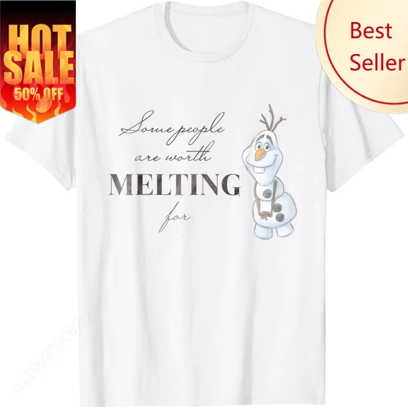 

Disney 100 Anniversary Frozen Olaf D100 Quote Sweet T-Shirt