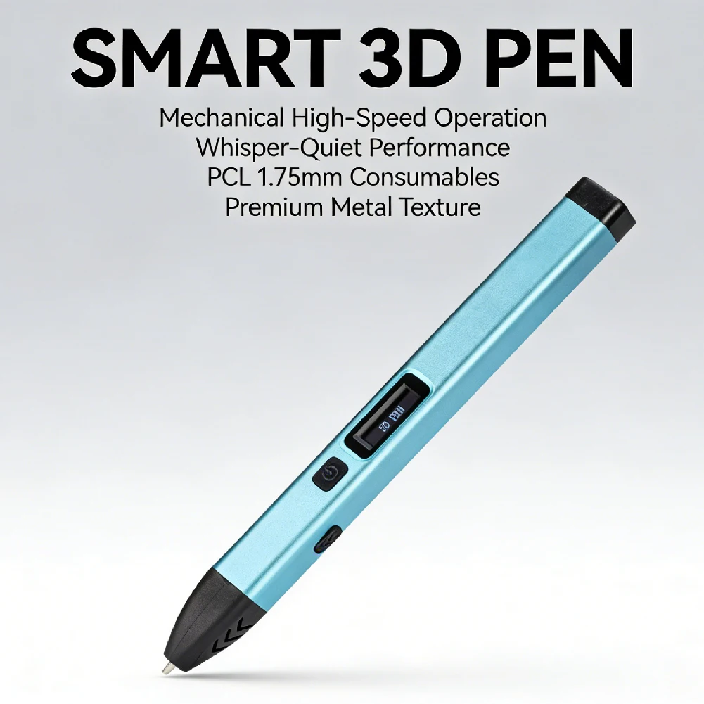 SUNDI® 1.75mm PCL Upgraded Children's 3D Printing Pen, Filament, 3D Pen Set with 50M PCL Filament, Educational Gift to Dev