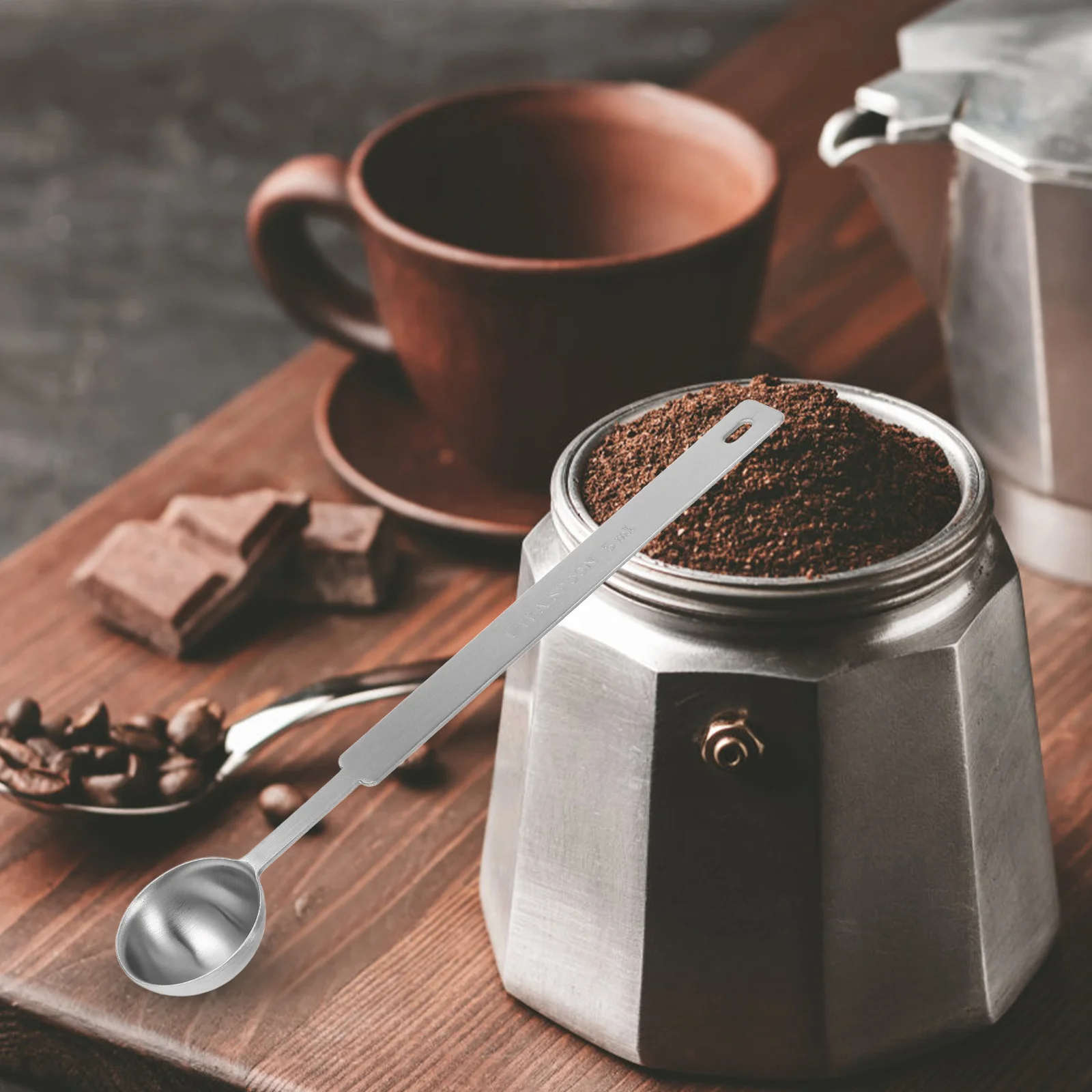 

Stainless Steel Measuring Spoon Long Handle 5ml Accurate Baking Cooking Seasoning Kitchen Tools Metal Scoop Teaspoon Measuring