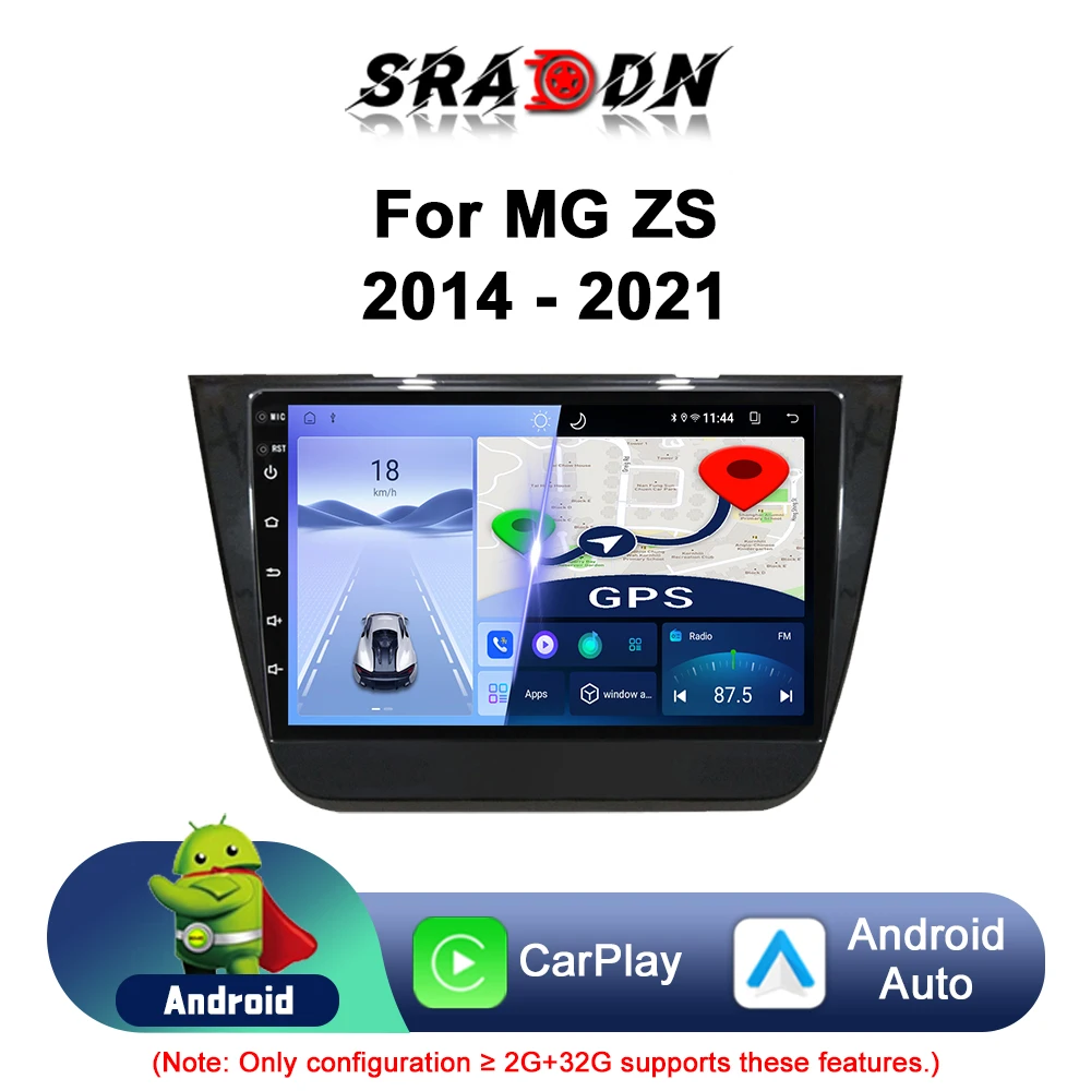 For MG ZS 2014 - 2021 Android Car Radio Automotive Multimedia Video Player GPS Navigation Carplay Touch Screen Auto Stereo WIFI