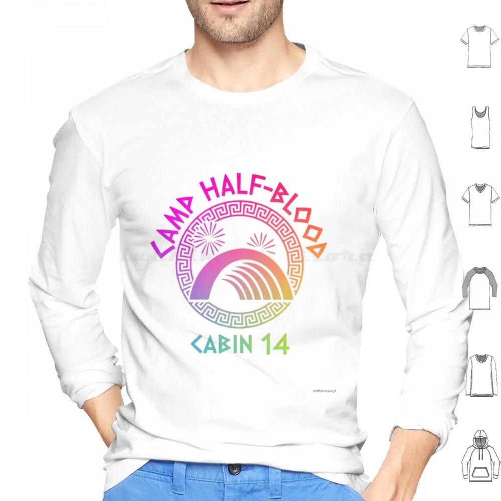 Cabin 14 Camp Half-Blood Hoodie cotton Long Sleeve Camp Half Blood Pjo Hoo Toa Percy Jackson Fanart Cabin Fourteen