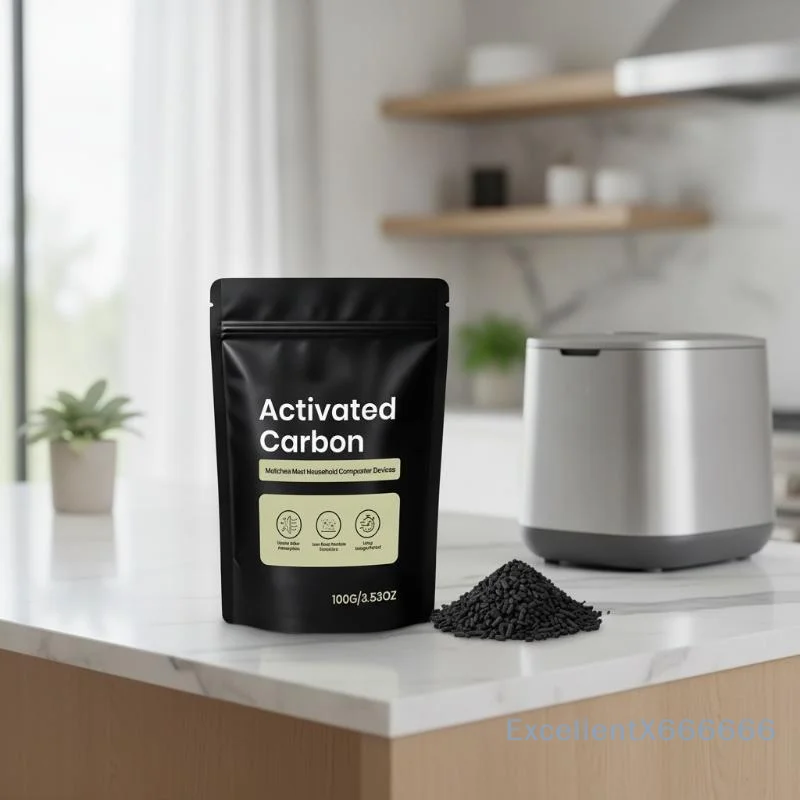 Activated Charcoal Pellets 100/200/300g Air Purification For Fridge Closet Shoes