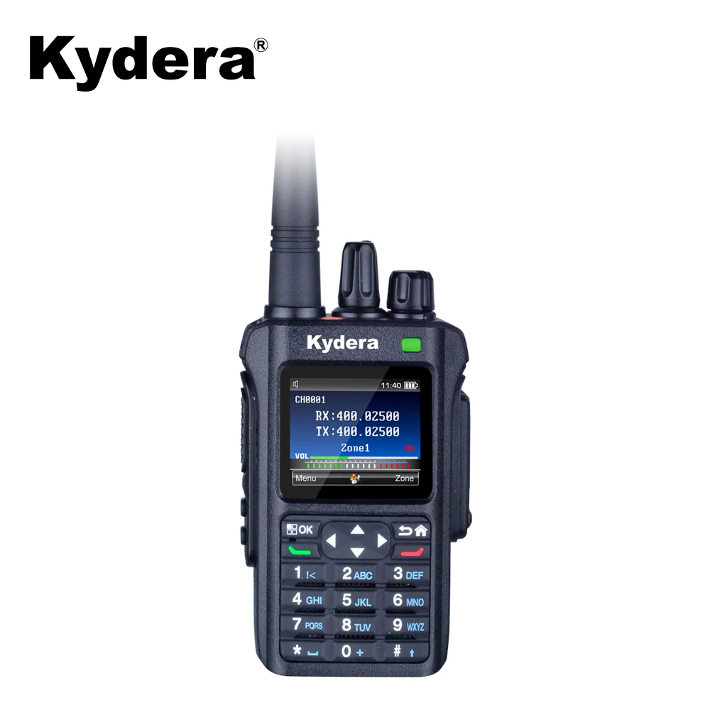 IP67 Waterproof  Kydera   DR-95 Digital 5 Watt DMR Portable Radio AES Encryption BT GPS AI Noise-canceling