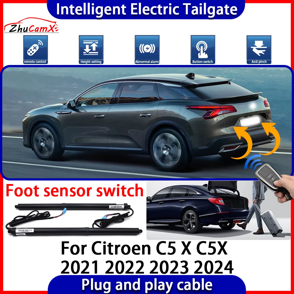 Car Automatic Lifting kit Opening Trunk Intelligent Electric Tail Gate Lift Tailgate for Citroen C5 X C5X 2021 2022 2023 2024