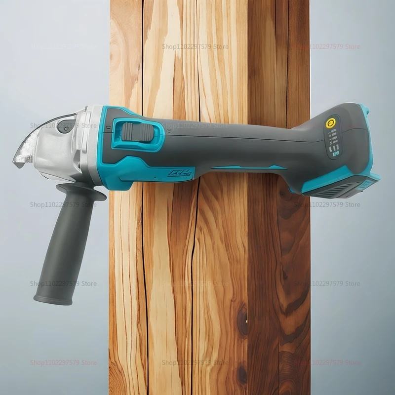 Беспроводная бесщеточная электрическая угловая шлифовальная машина, перезаряжаемый электроинструмент для DIY, деревообработки и резки металла с батареей Makita 18 В