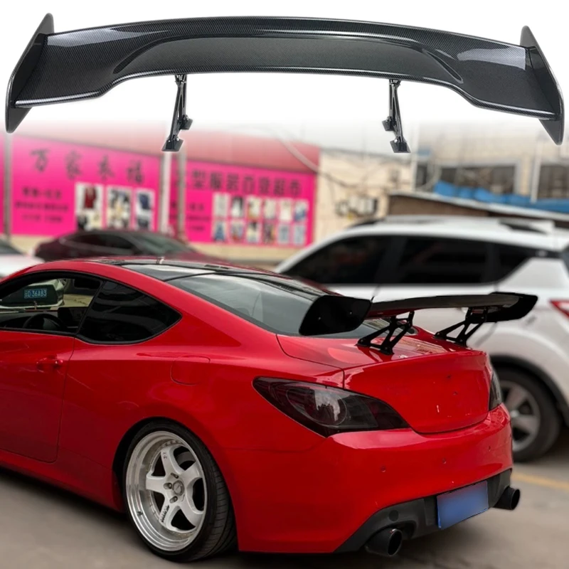 Convient pour Hyundai Genesis Coupe 2009-2012 spoiler GT style ABS matériau non peint couleur spoiler de toit accessoires automobiles