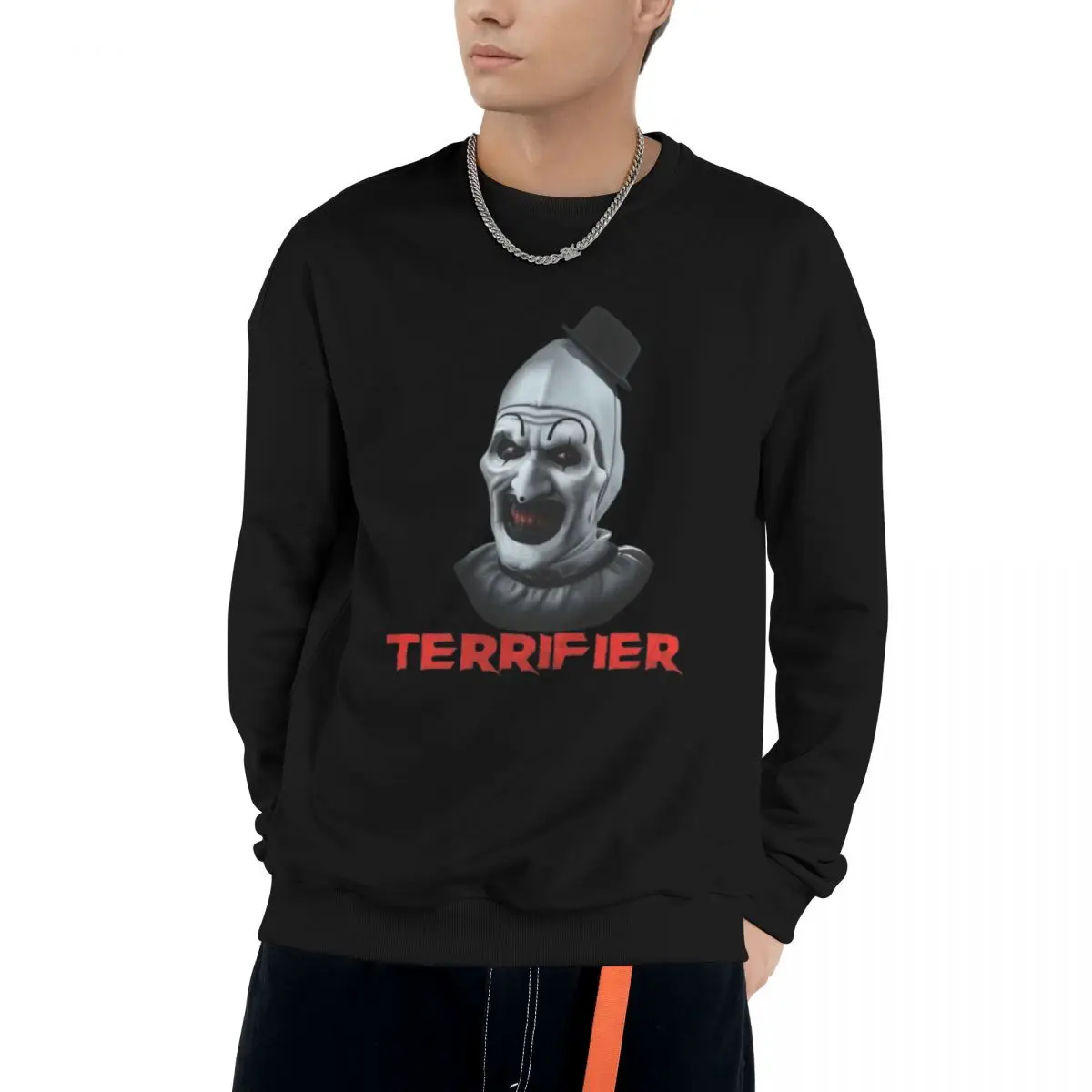 Terrifier 2 2024 New Spring and Autumn Cotton Blend Sweatshirt Casual Sport Design Round Neck Pullover