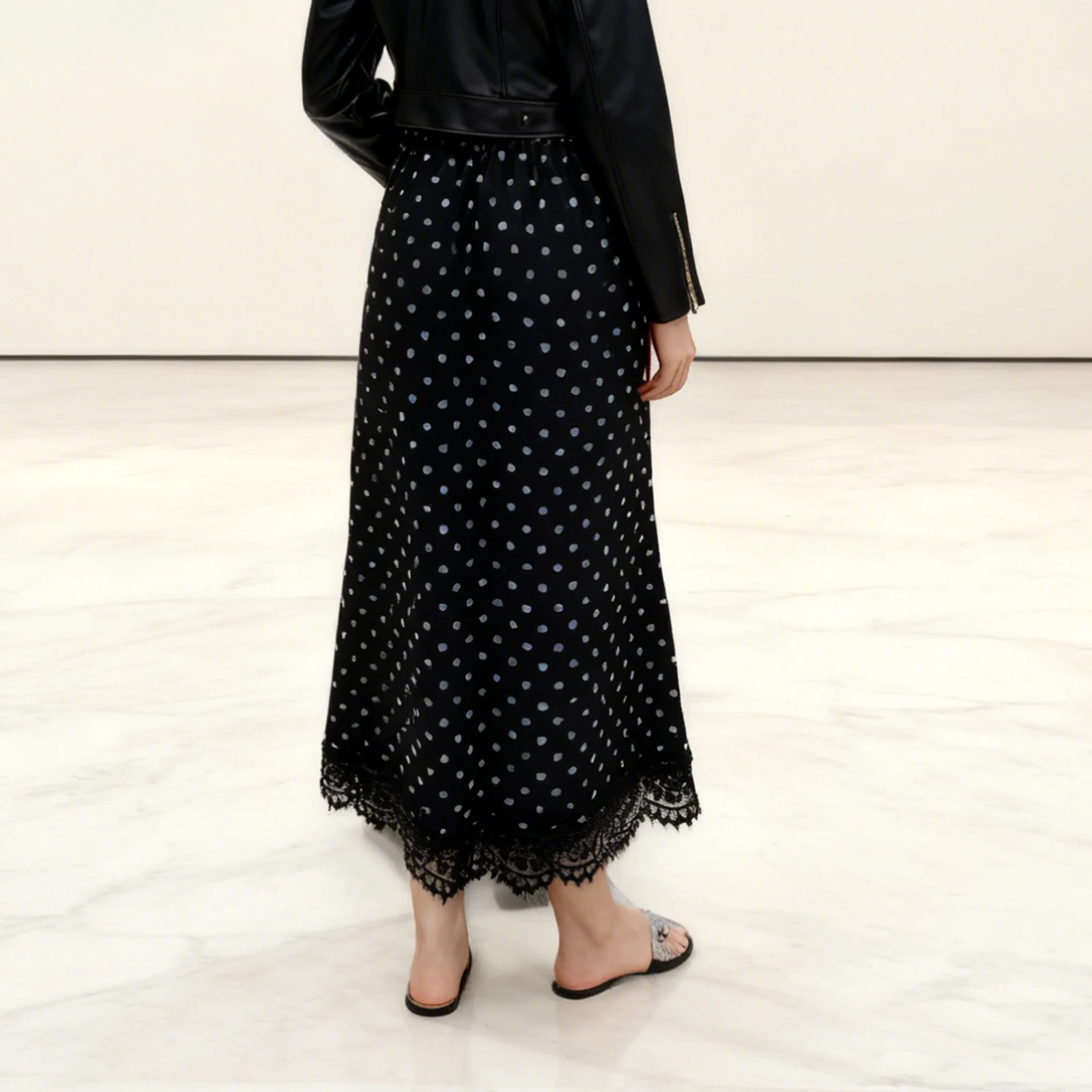 

Women Summer Vintage Boho Lace Patchwoek Maxi Skirts Low Waist Elegant Ruffles Club Party Y2k Fairy Long Skirts Streetwear