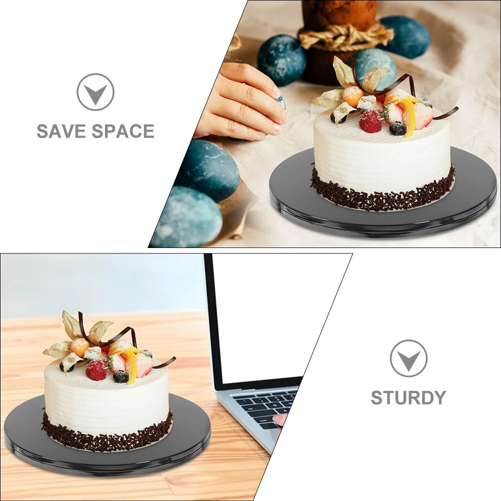 Food Turntable for Dining Rotating Platform Desktop Abs Cake Cookie Rotation