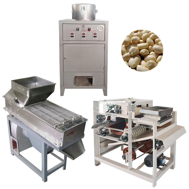 Industrial Grade Dry Peanut Peeling Machine High Speed for Large Scale Nut Processing Plant