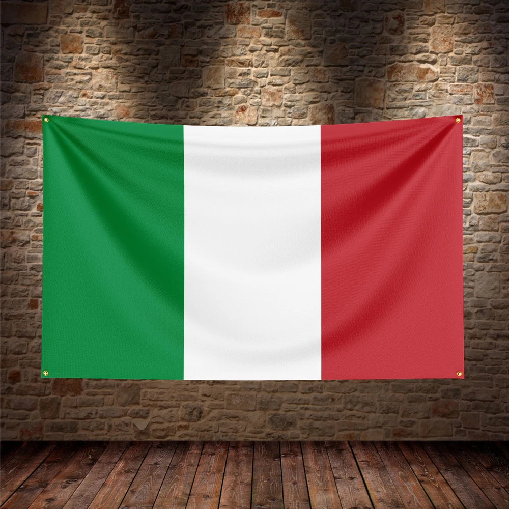 Single-sided printing of the Italy flag wall decoration