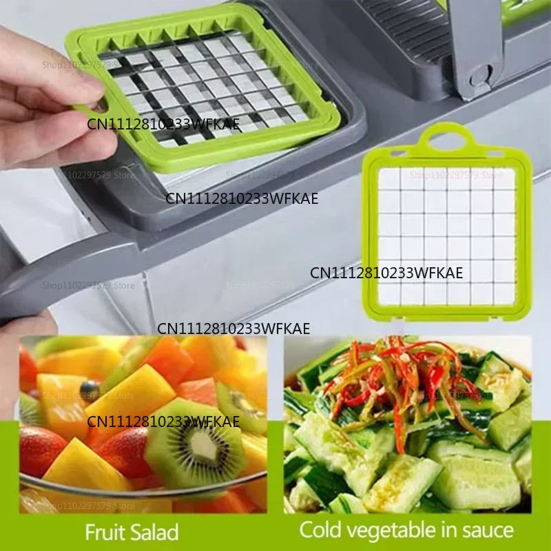 Multi-purpose Compact Kitchen Cutter Veggie Shredding Slicer Potato Carrot Shaving Fruit Vegetable Household Food Prep Processor
