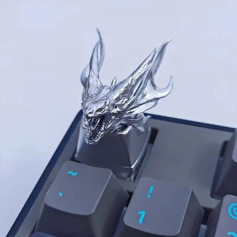 Novelty Artisan KeyCap Monster Hunter stereoscopic Custom Handmade Resin Keyboard Key Cap for Mechanical Keyboard Accessories