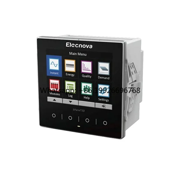 Power and Harmonics Analyzer Electric Data Logger Ethernet Power Meter