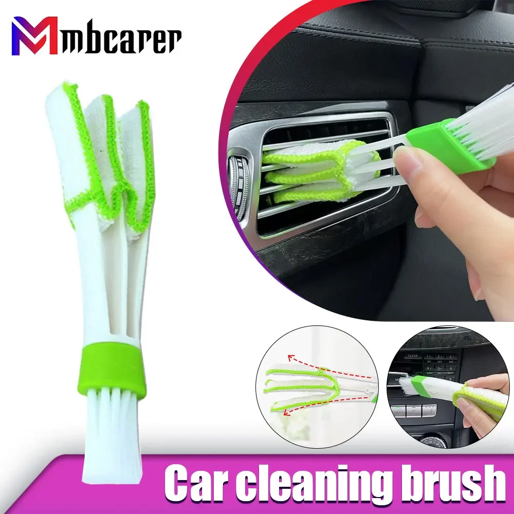 Car Cleaning Brush Air Conditioner Vent Cleaner Detailing Dust Removal Blinds Duster Outlet Brush Car-styling Auto Accessories