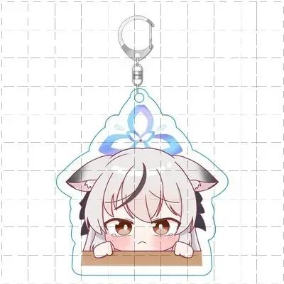 Azitani Hifumi hayase yuuka Koyuki Kurosaki Anime Sunaokami Shiroko Takanashi Hoshino Portachiavi Bambola Acrilico Portachiavi Ciondolo Regalo