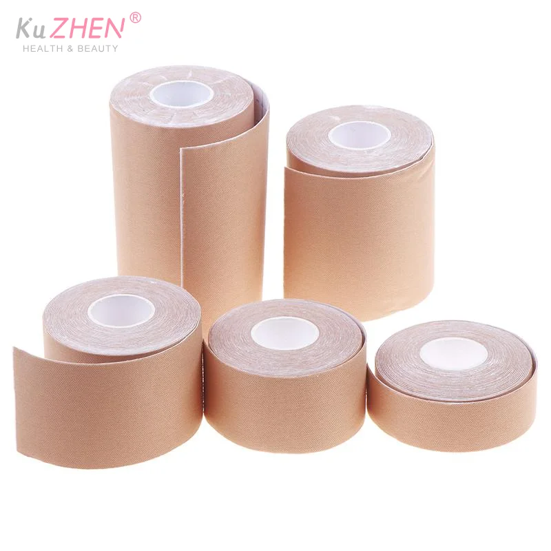 1 Roll Muscle Kinesiology Elastic Knee Pain Relief Strain Patch 2.5-10cm Sports Kinesiology Tape Athletic Recovery Stickers