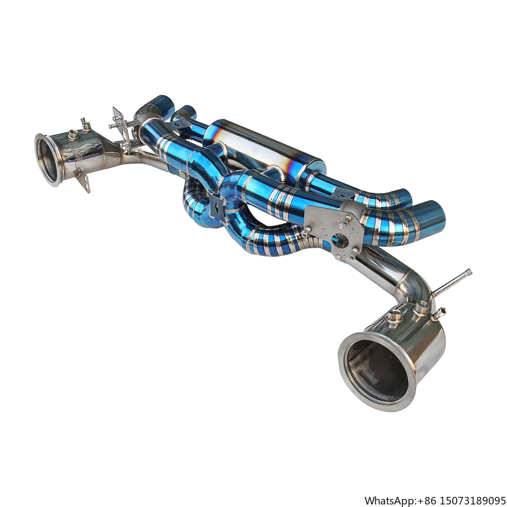 KYOSTAR Racing TITANIUM VALVED EXHAUST CATBACK with DOWNPIPES for  911 992 2019+ 3.0L