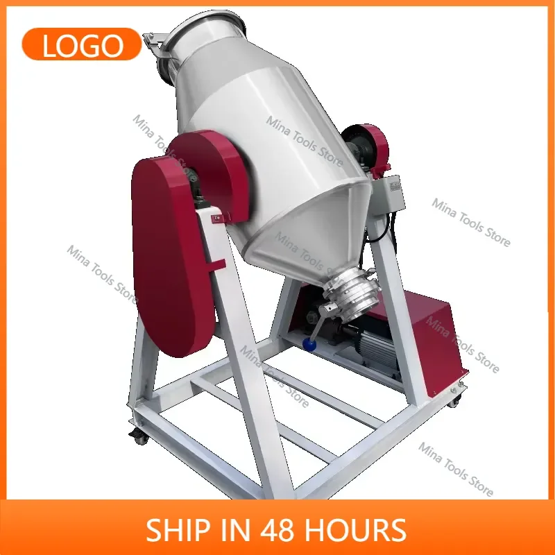 2026 Factory Direct Sales Stainless Steel Powder Mixer Machine 50kg 300kg Drum Blender For Food Grain Detergent Lab Dry