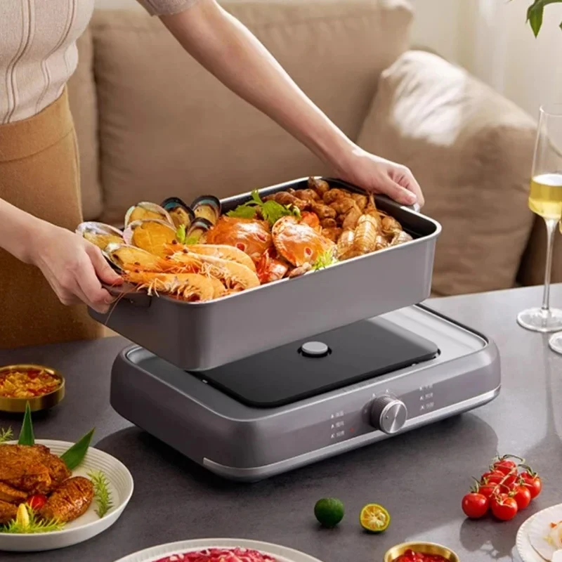 Multi-Functional Hot Hoehold Split-Type Barbecue, Special Grilled Fish, Cooking Pot