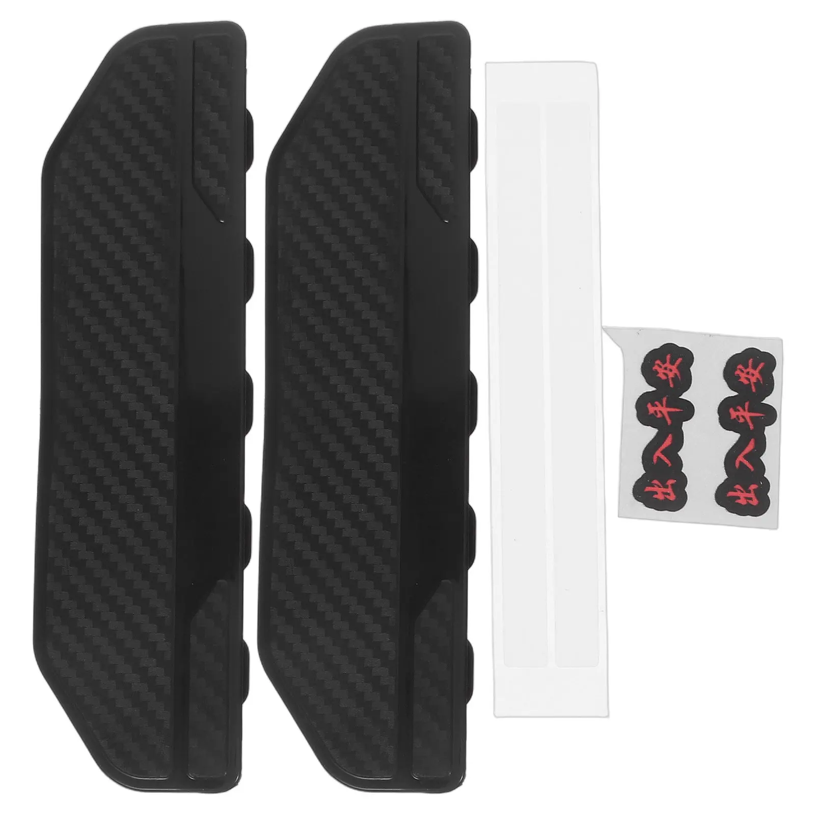 1Pair Car Side Mirror Rain Guard Carbon Fiber Rearview Mirror Visor Waterproof Rain Deflector Auto Eyebrows Fit Suvs Trucks