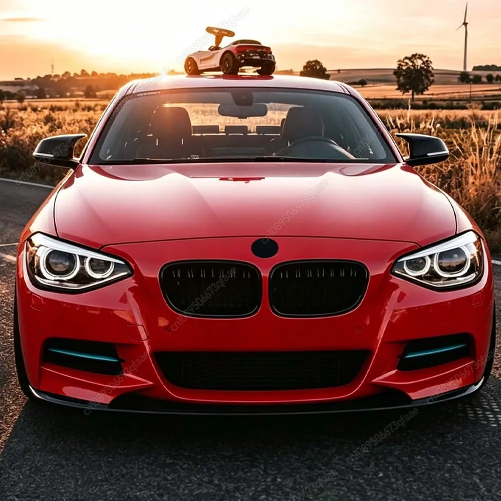 

Накладка-сплиттер на передний бампер для BMW 1 серии F20 F21 M-Sport (до рестайлинга) 2012-2015, тюнинг-комплект, защитная накладка, ABS, глянцевый черный