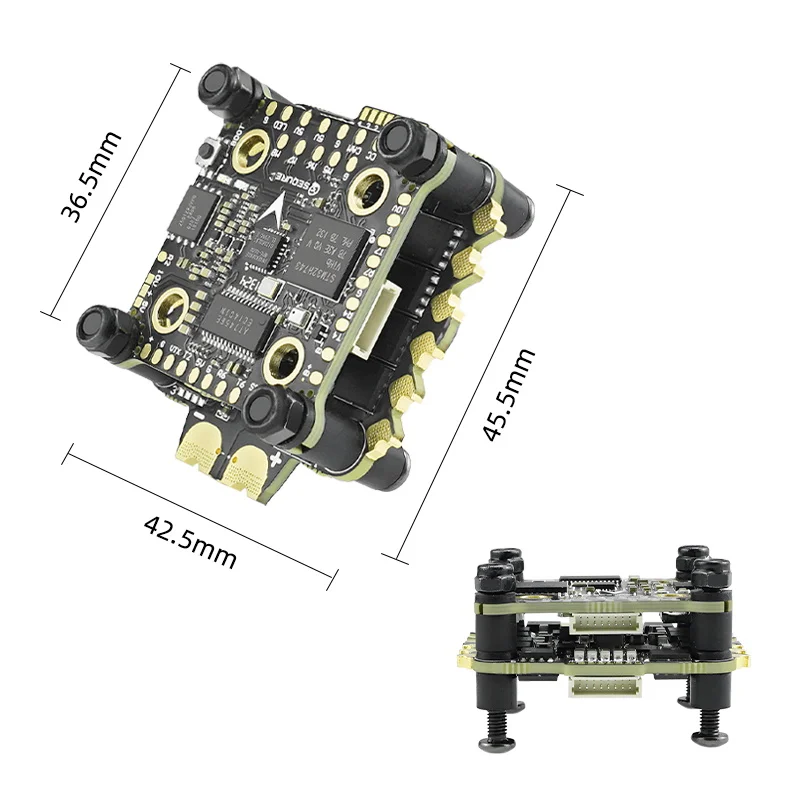 Imagem -05 - Sequra-controlador de Voo Racing Drone Estilo Fpv Racing Drone H743 E70 g2 fc Esc Pilha 48s Mpu6000 70a 128k em 1