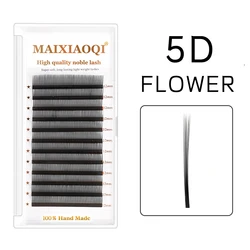 MAIXIAOQI-Flower Fairy Lashes Cluster, Classic Extensão Individual dos Cílios, Preto Fosco, Soft Natural Lashes, Cluster Profissional, 5D