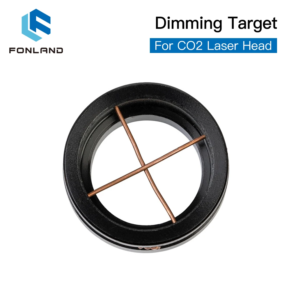 FONLAND Laser Path Calibrating Device Light Regulator Alignment Kit Dimming Target For Laser Head CO2 Laser Cutting Machine