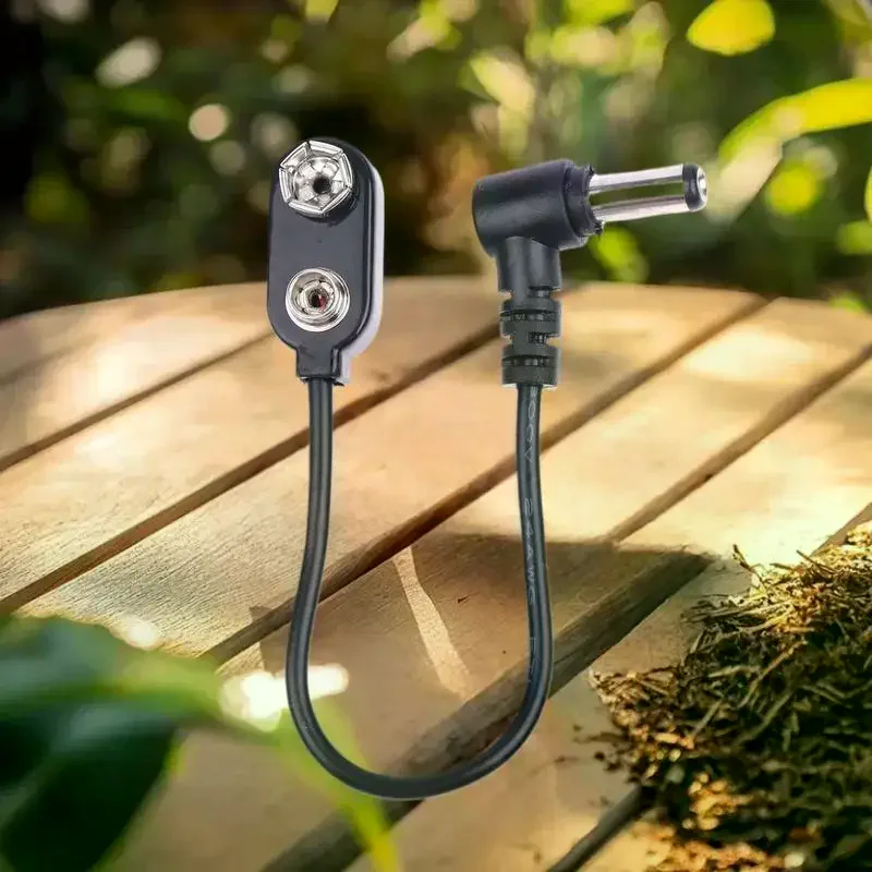 ขั้วต่อแบตเตอรี่ 9V สำหรับแป้นเหยียบกีตาร์, ตัวแปลงคลิปและอะแดปเตอร์จ่ายไฟ