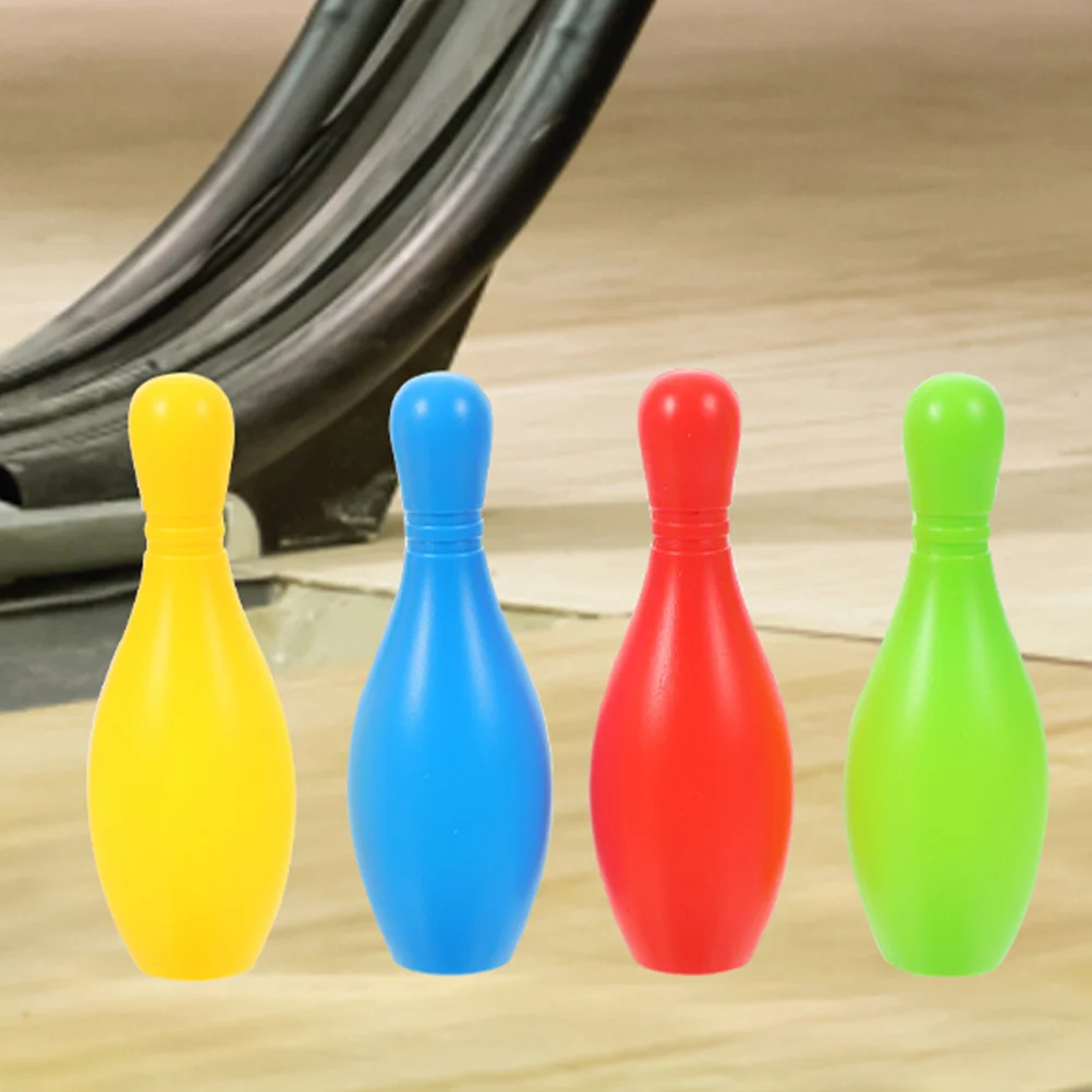 Giocattolo Mini Bowling Pin Palla per bambini Palline gonfiabili per bambini Giocattoli esterni per bambini colorati all'aperto per interni